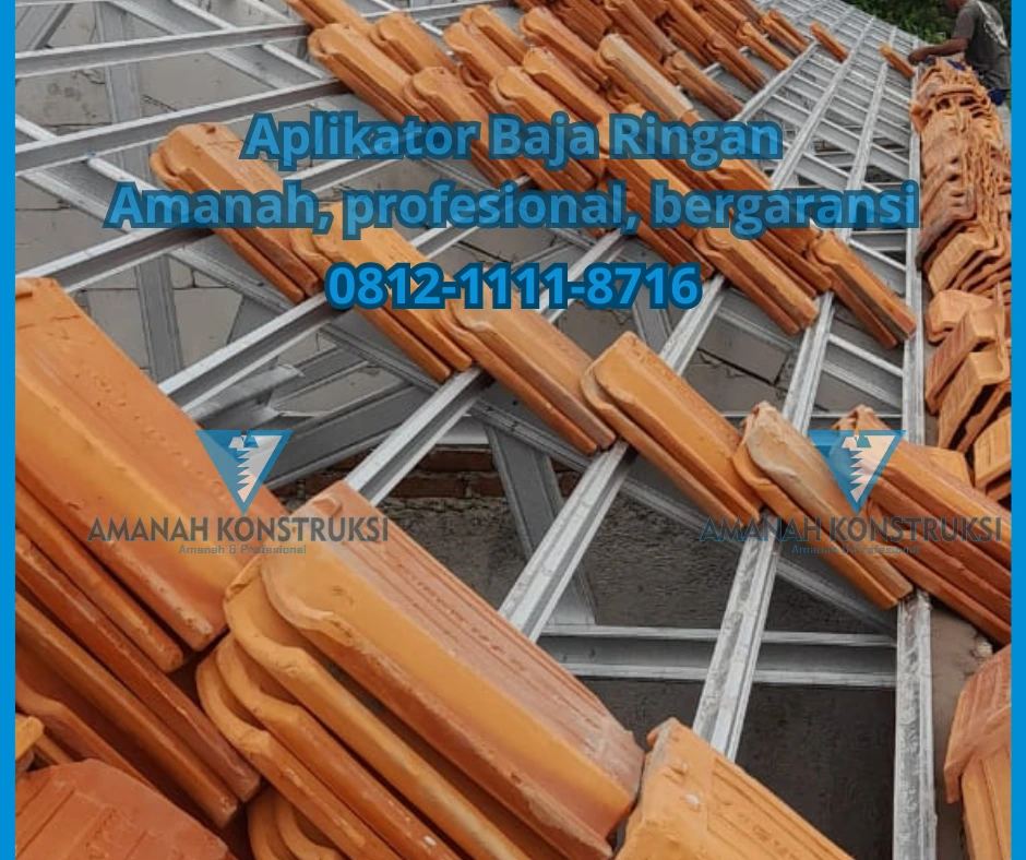 Jasa Borongan Pasang Baja Ringan Depok harga terjangkau, tim amanah, bergaransi